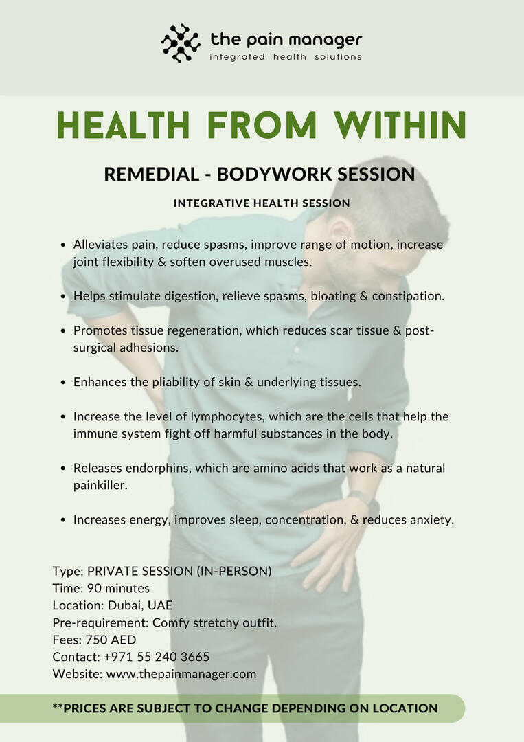 remedial bodywork session