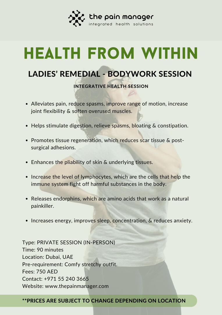 ladies' remedial bodywork session