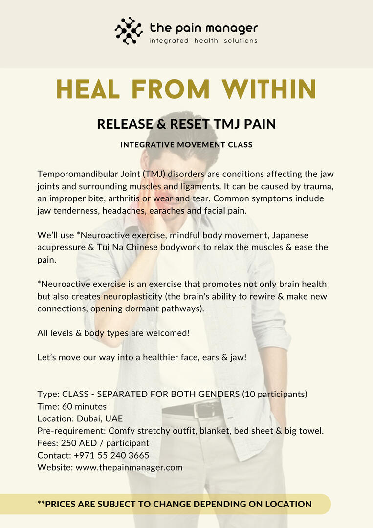 release your TMJ pain group class
