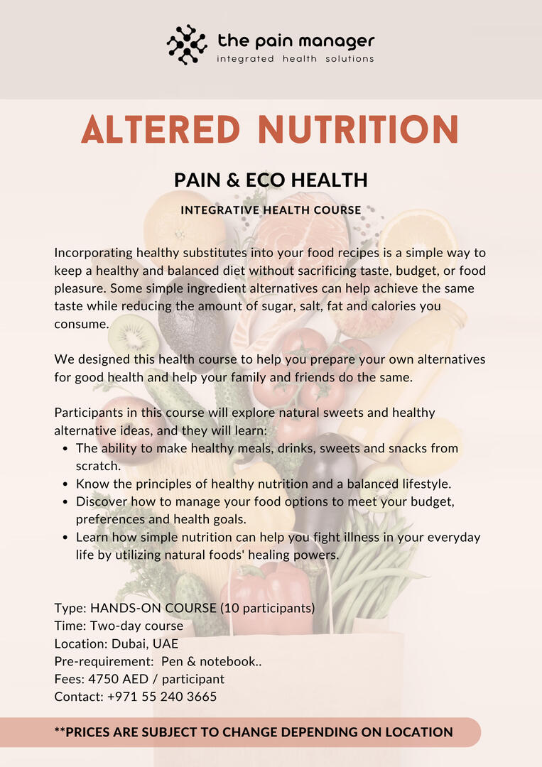 healthy nutrition alternatives course