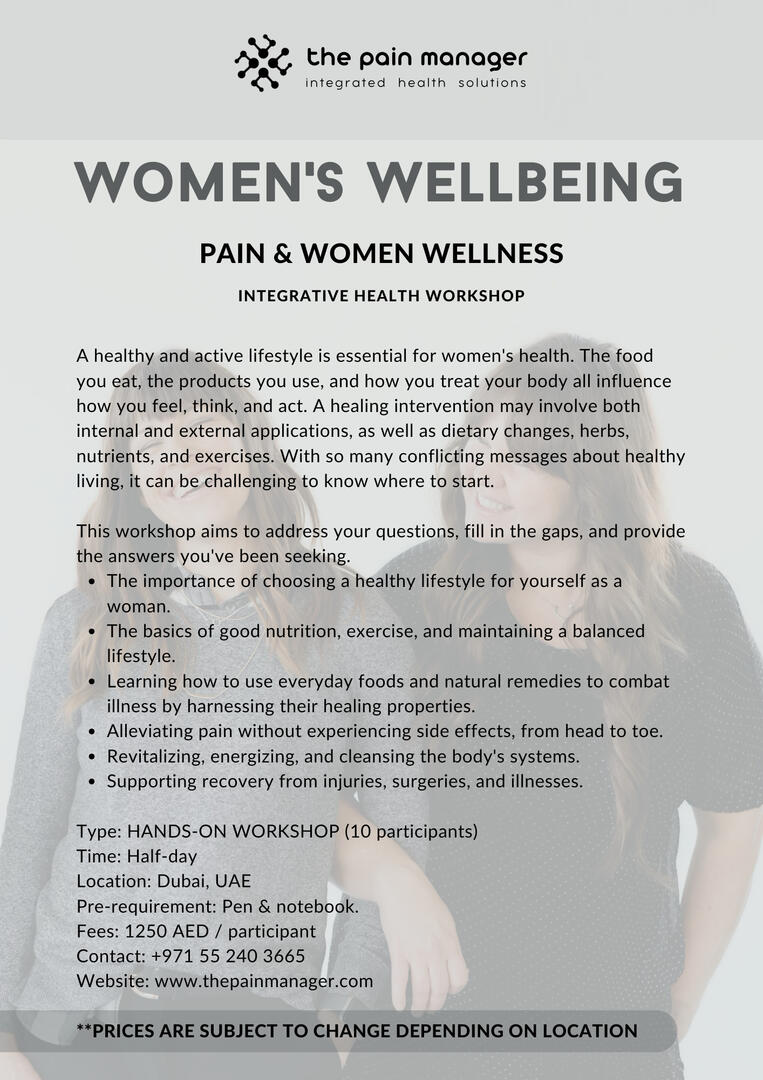 pain and wellness for women workshop