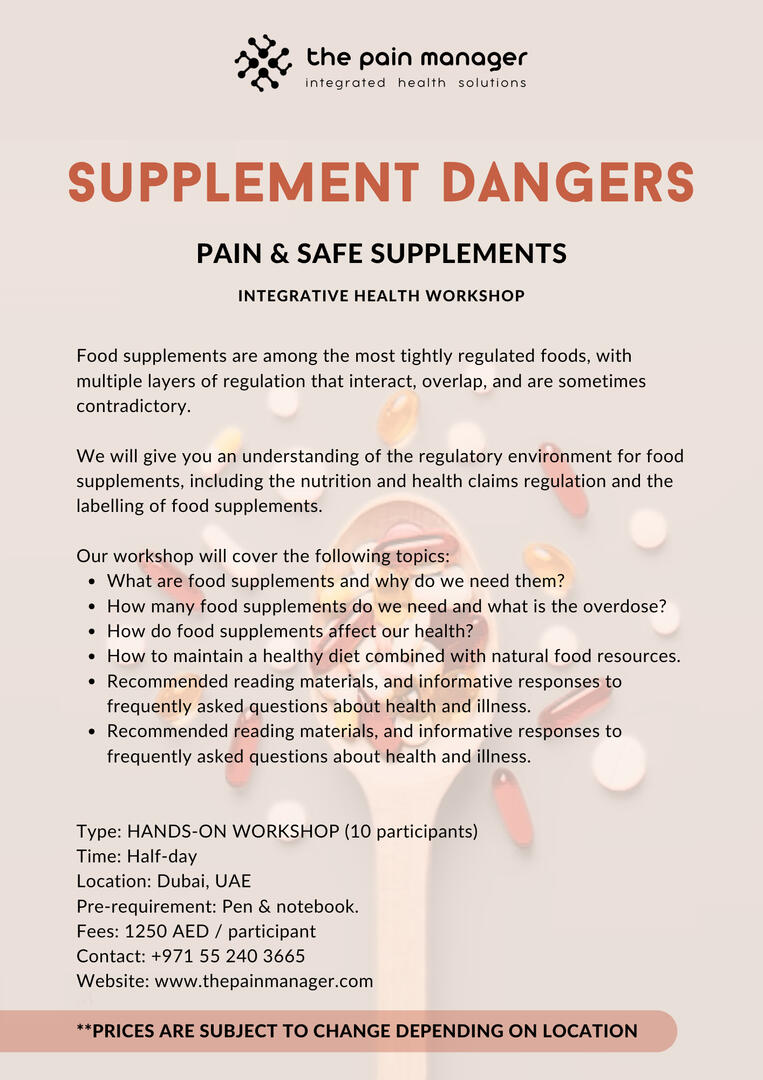 supplements and over counter medications workshop