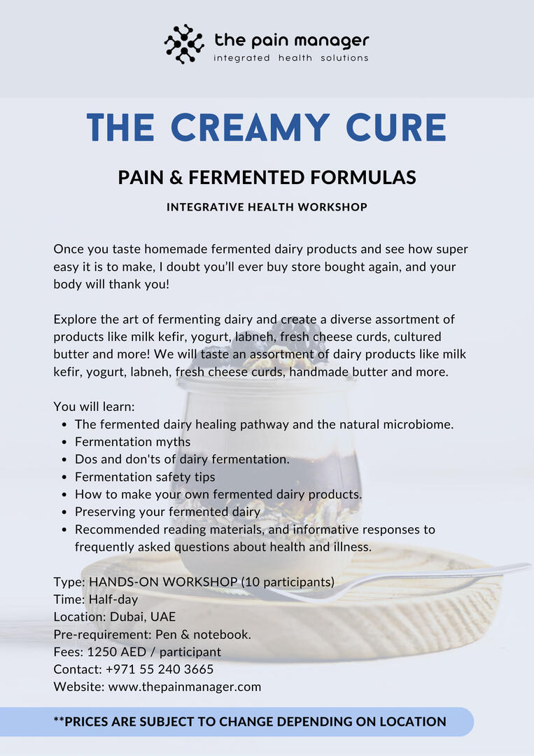 milk and dairy health workshop