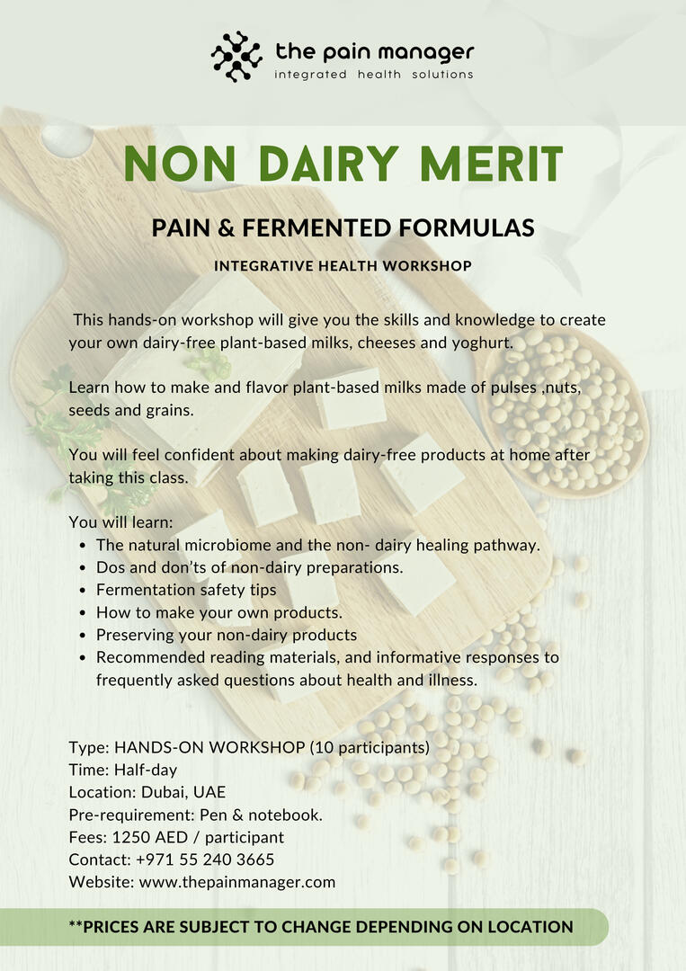 plant based milks and healthy food workshop